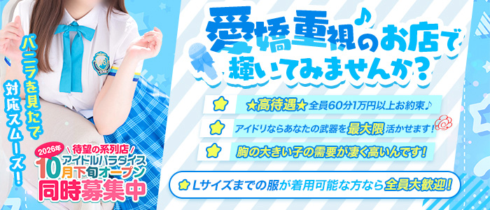 アイドルドリームのぽっちゃり求人画像