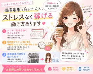 満員電車に疲れた人へ、、、もっとラクに稼げる働き方あります！？のアイキャッチ画像