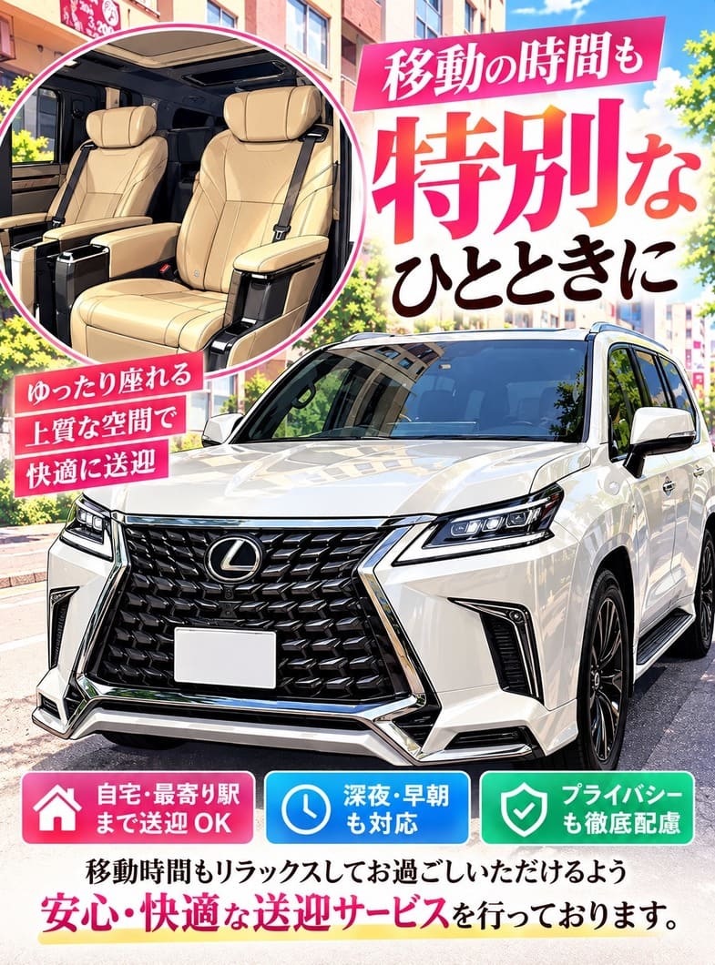 風俗イキタイ大宮店の★送迎サービスあり★