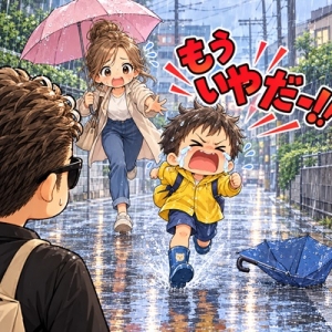 アラフォー男性、大雨の中で「本当の無敵」を知るのアイキャッチ画像