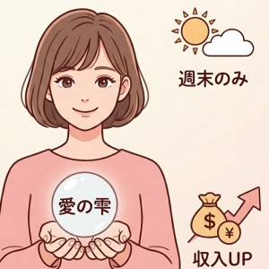昼職と掛け持ちしている女性も多数活躍中です♪のアイキャッチ画像