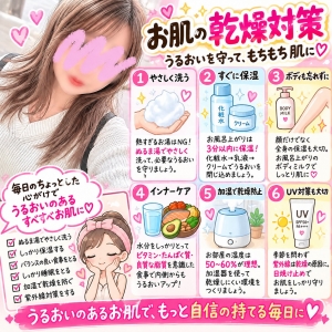 お肌の乾燥対策してますか？のアイキャッチ画像