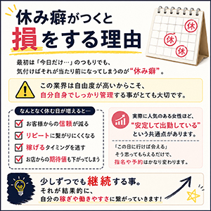 【休み癖がつくと損をする理由】のアイキャッチ画像