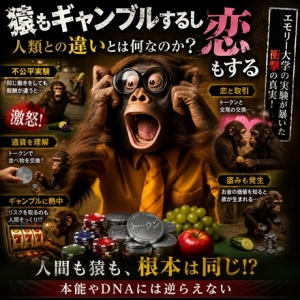 ☆猿にお金を与えた結果──人類の縮図が完成してしまった件のアイキャッチ画像