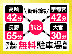 熊谷はアクセス抜群