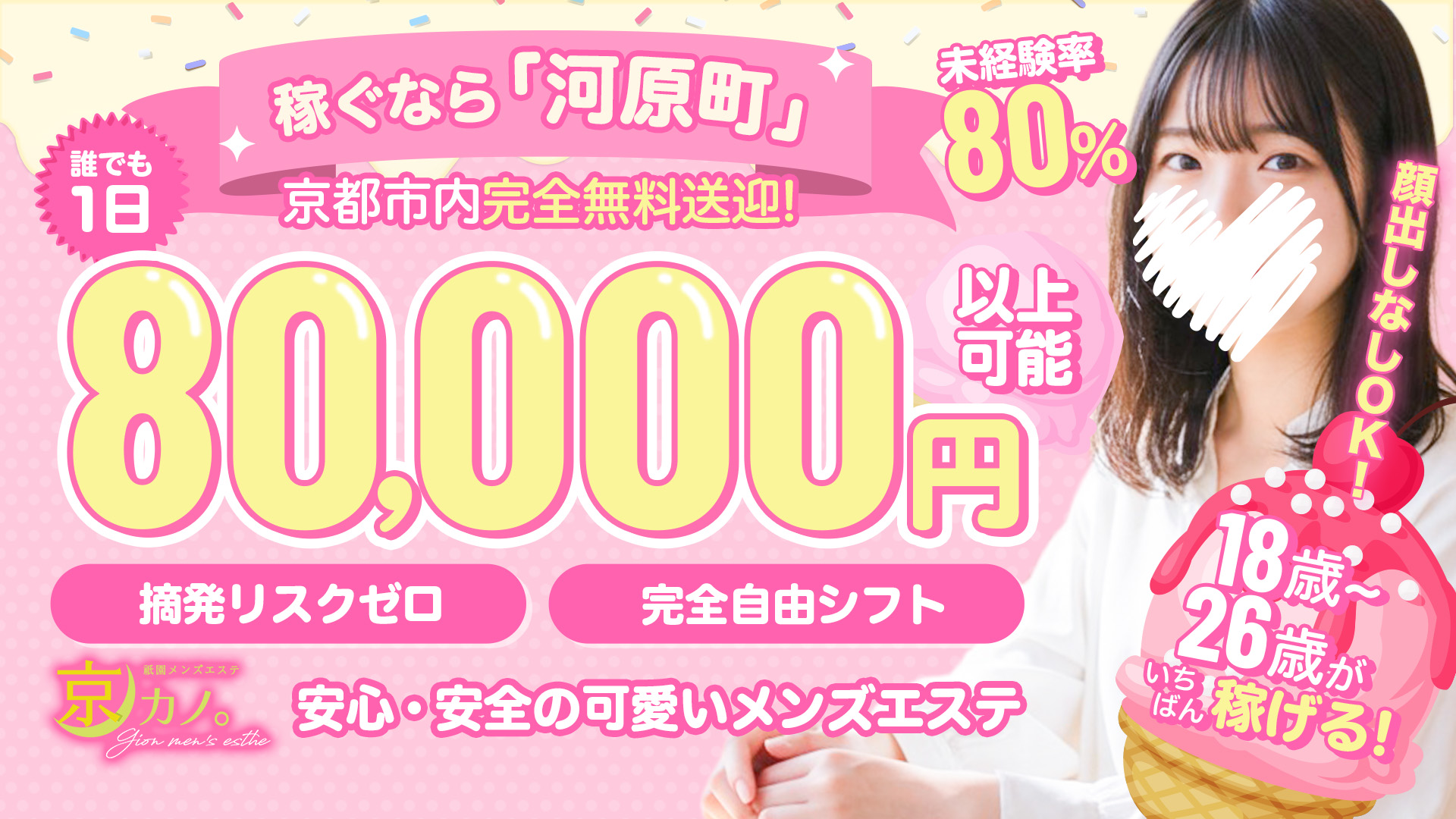 祇園・メンズエステ 京カノ。の求人画像