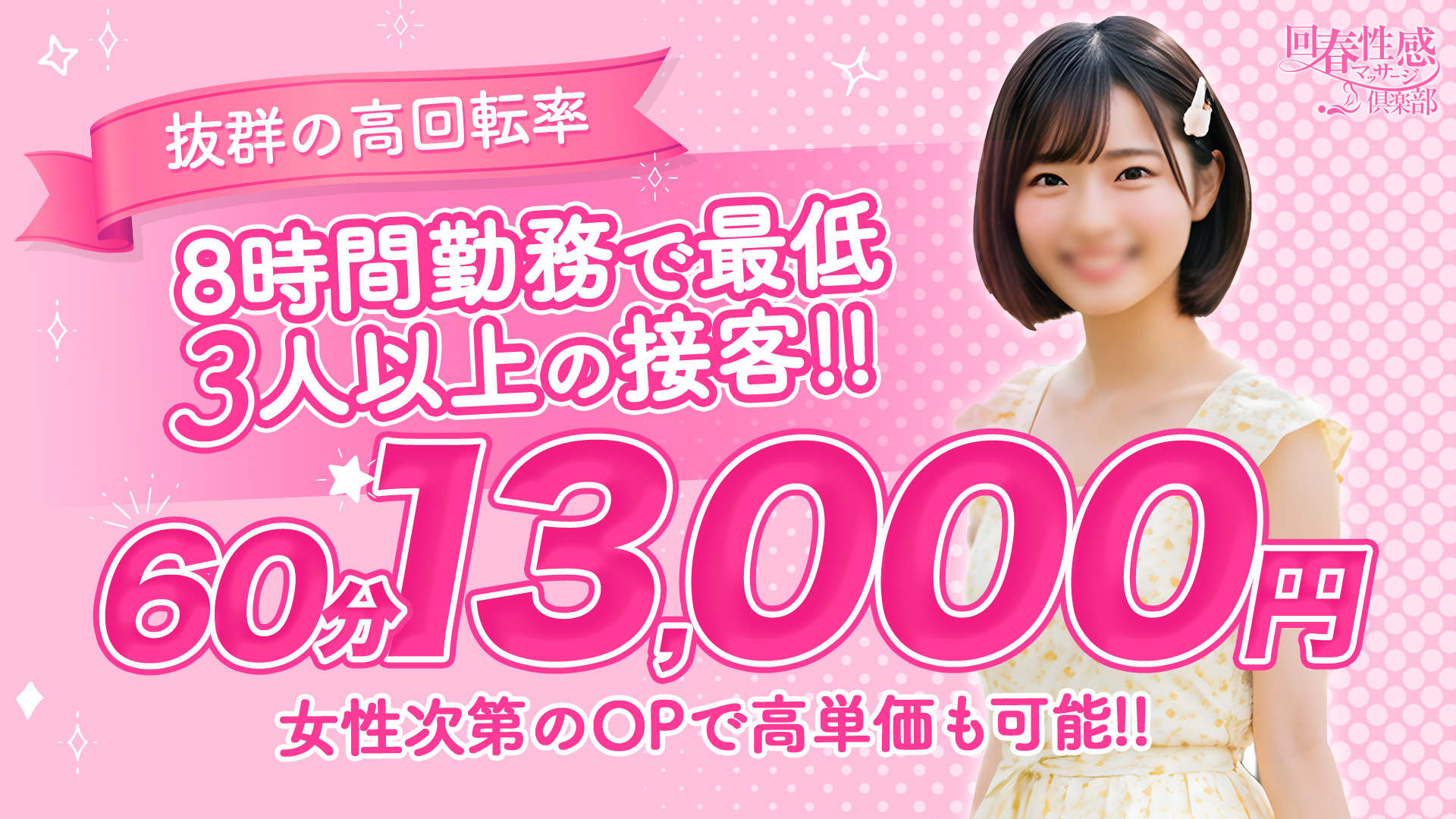 京都回春性感ﾏｯｻｰｼﾞ倶楽部(ｽﾀｰｸﾞﾙｰﾌﾟ)の求人画像