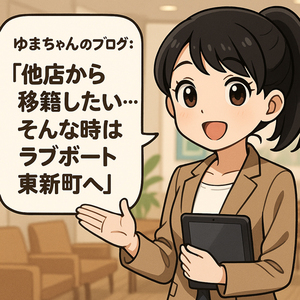 ゆまちゃんのブログ：「他店から移籍したい&hellip;そんな時はラブボート東新町へ！」のアイキャッチ画像