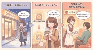 仕事帰りのコンビニで、つい手が伸びる「私の癒やしスイッチ」。のアイキャッチ画像