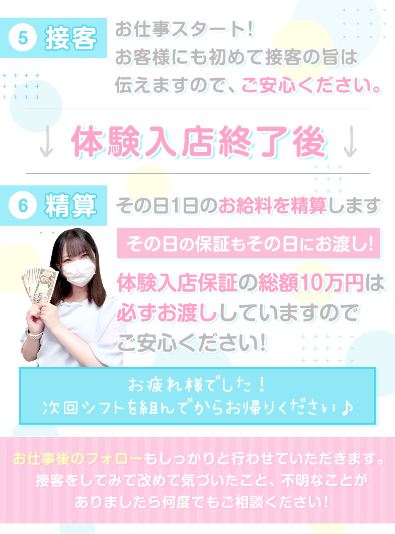 まつど女学園の体入保証10万円は必ずお渡し！💰✨