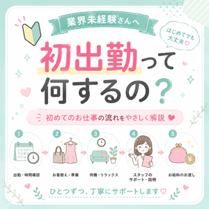 初めてのお仕事の流れ🔰のアイキャッチ画像