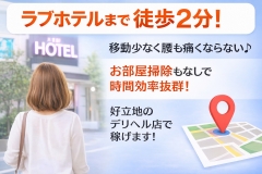 ラブホテルまで徒歩2分！
