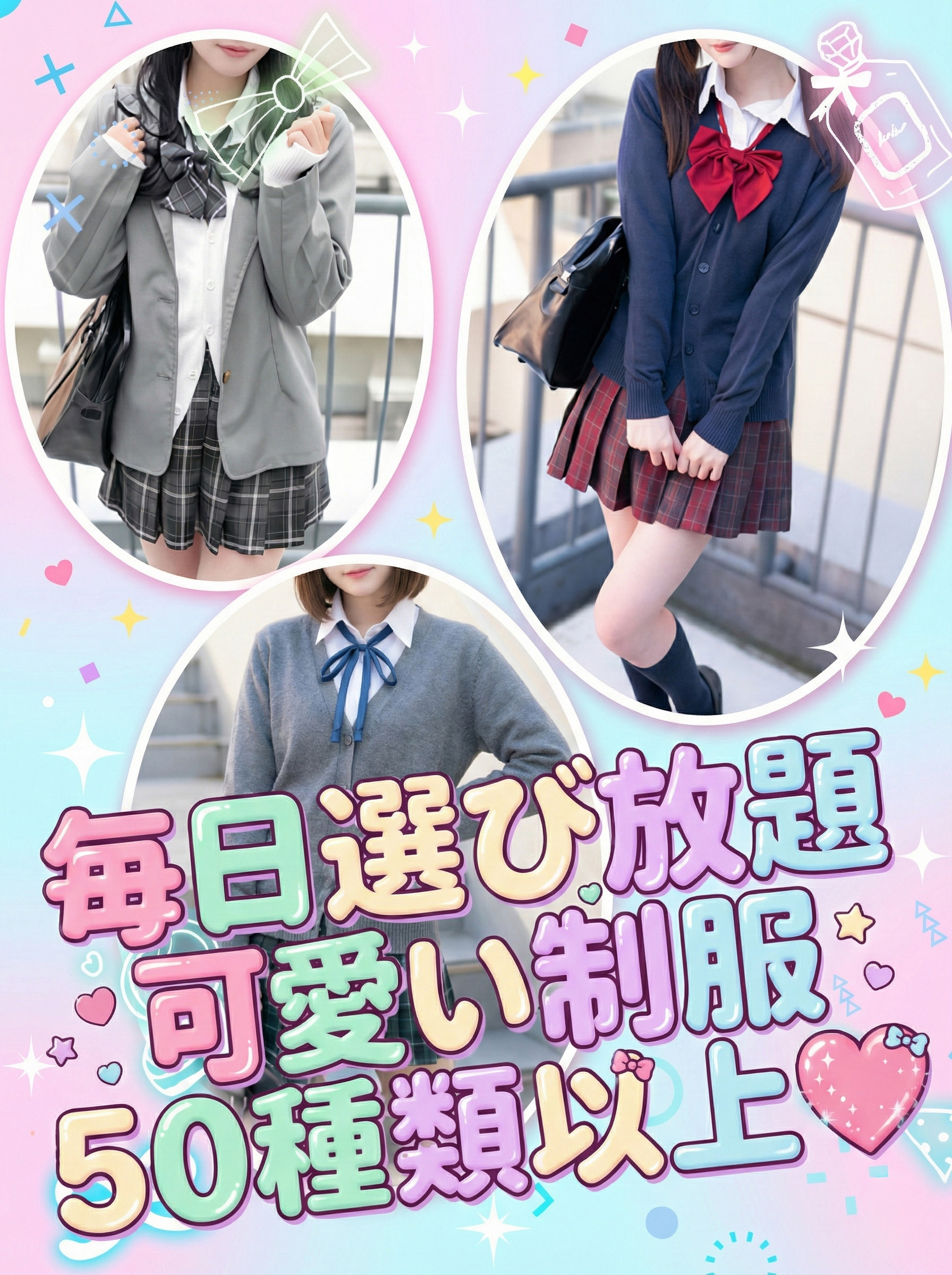 妄想する女学生たち 難波校の待遇画像1
