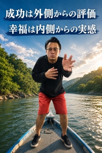 「成功は外側からの評価、幸福は内側からの実感」。のアイキャッチ画像