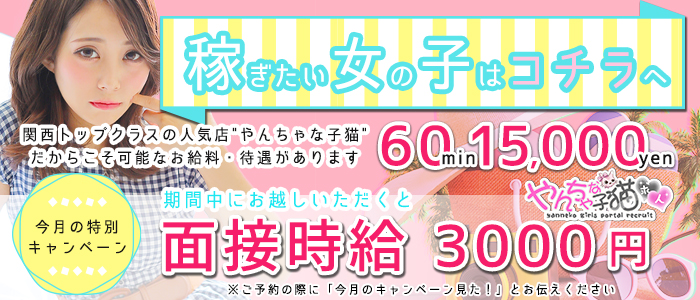 やんちゃな子猫 谷九店の求人画像