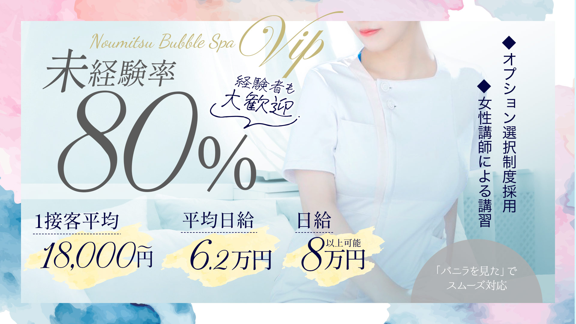 濃密バブルSPA VIPの求人画像