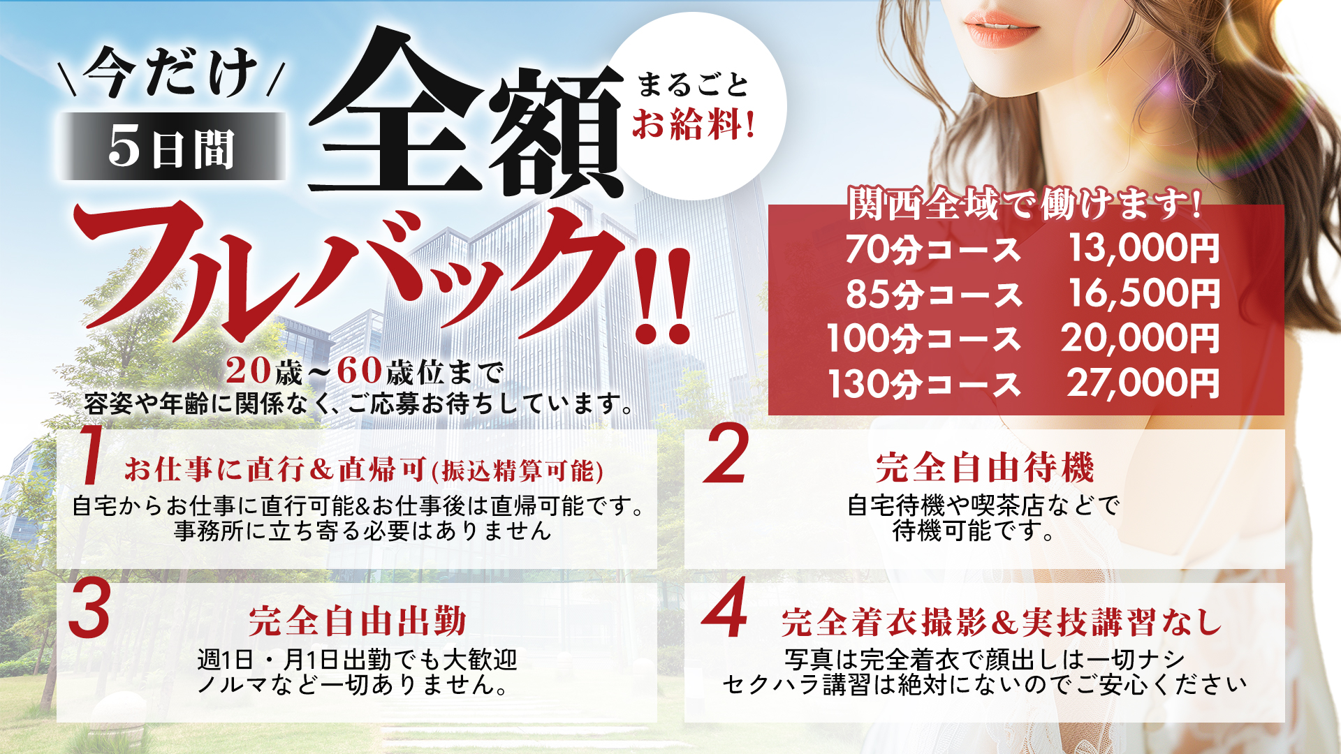 奥様電車（関西全駅で待ち合わせ）の求人画像