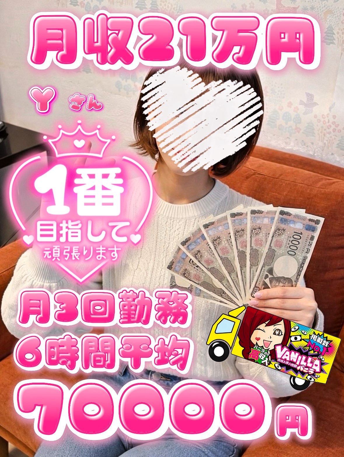 月収21万★Yさん