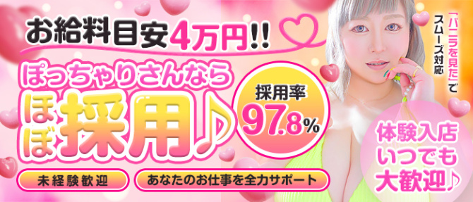 おっぱい ぱらだいすのぽっちゃり求人画像