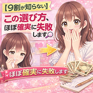 【9割が知らない】この選び方、ほぼ確実に失敗しますのアイキャッチ画像