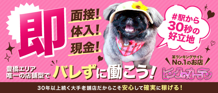 ピンクのカーテンの体験入店求人画像