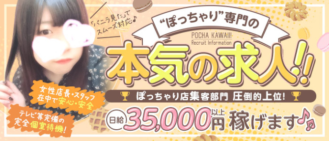 ぽちゃカワイイ!のぽっちゃり求人画像