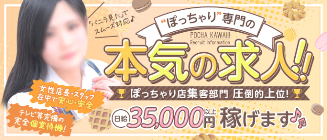 ぽちゃカワイイ!のぽっちゃり求人画像