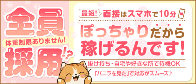 ぽちゃ猫三河店のぽっちゃり求人画像