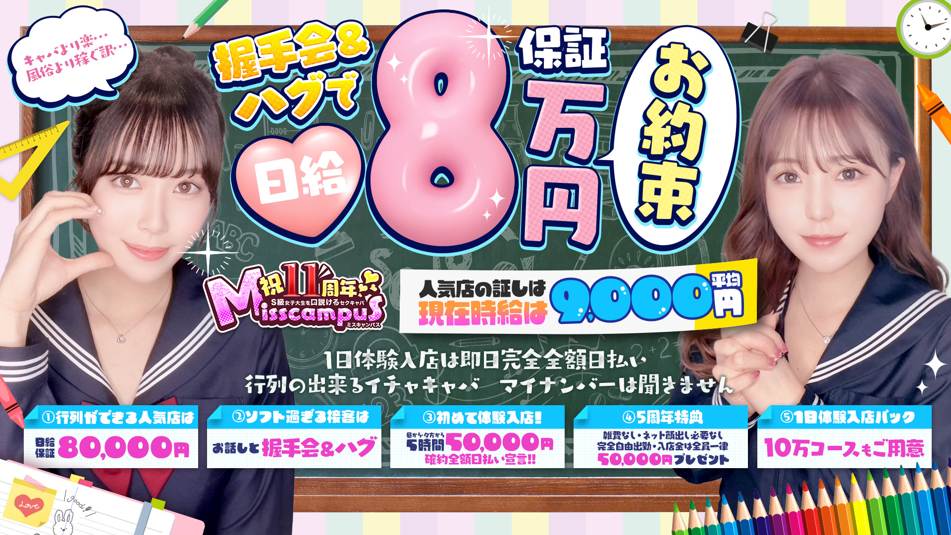 ミスキャンパスの求人画像