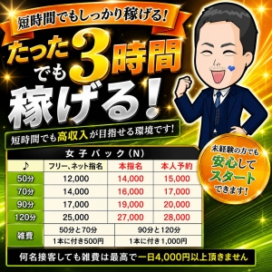 🔥 【たった3時間でも高収入】効率良く稼げる環境です♪のアイキャッチ画像