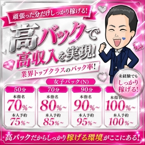👑 【50分最低12,000円バック】高バックでしっかり高収入♪のアイキャッチ画像