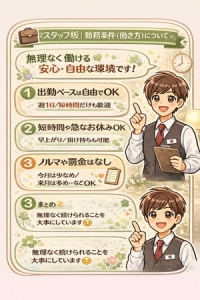 📒勤務条件（働き方）についてのお話のアイキャッチ画像