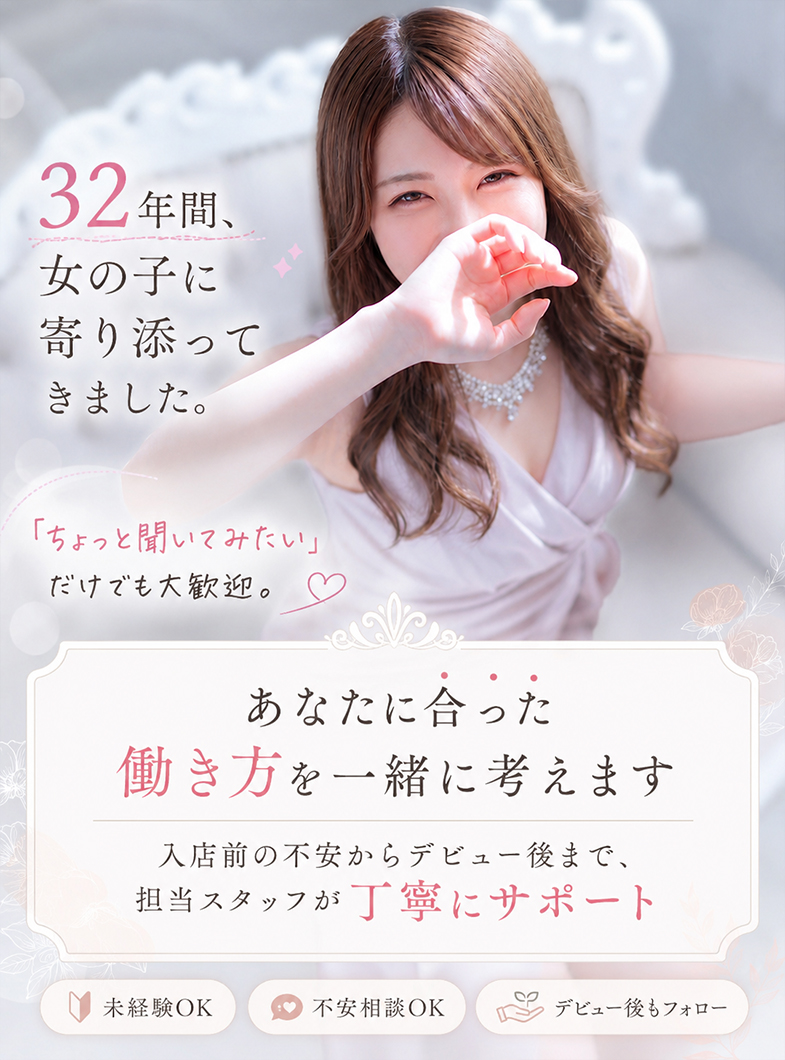 Royal LIPS VIP(ロイヤルリップスVIP)の未経験でもしっかりとしたサポート！