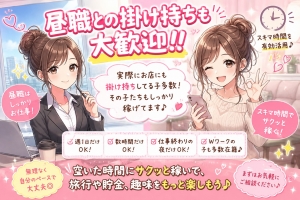 昼職との掛け持ちも大歓迎！のアイキャッチ画像