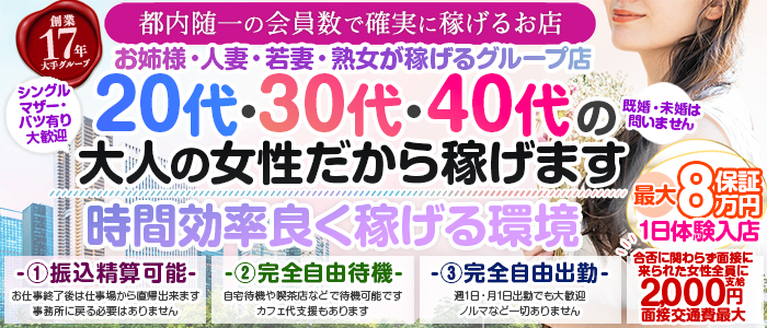人妻ネットワーク 渋谷～目黒編の求人画像
