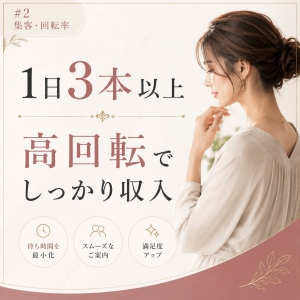 出勤したのに待機ばかり&hellip;は避けたい！1日3本以上の接客が見込める理由をお話しします✨のアイキャッチ画像