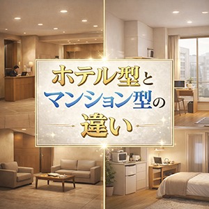 ホテル型とマンション型の何が違うの？のアイキャッチ画像
