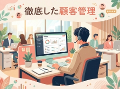徹底した顧客管理！