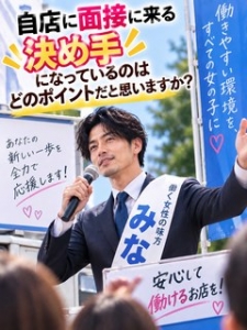 自店に面接に来る決め手になっているのはどのポイントだと思いますか？のアイキャッチ画像