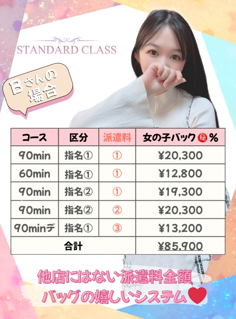 純恋（スミレ）の給与画像2