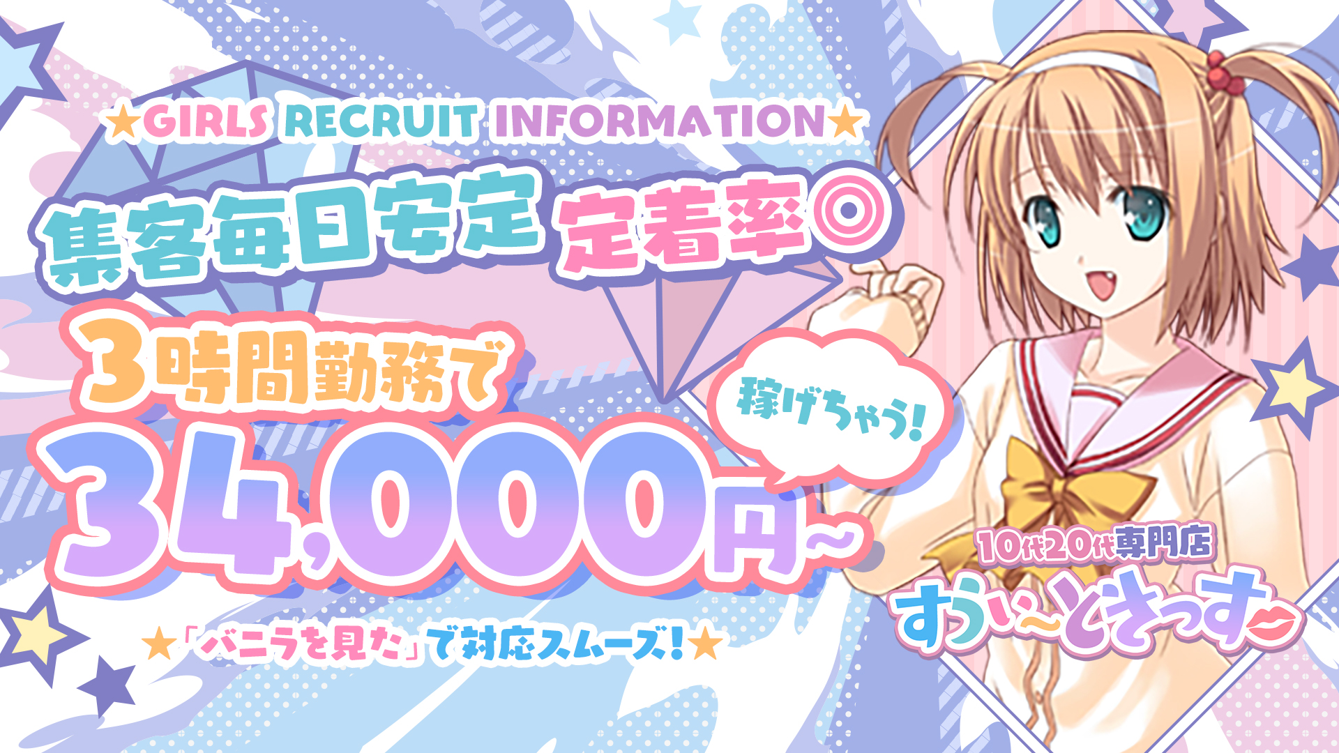 10代20代専門店 すうぃ～ときっすの求人画像