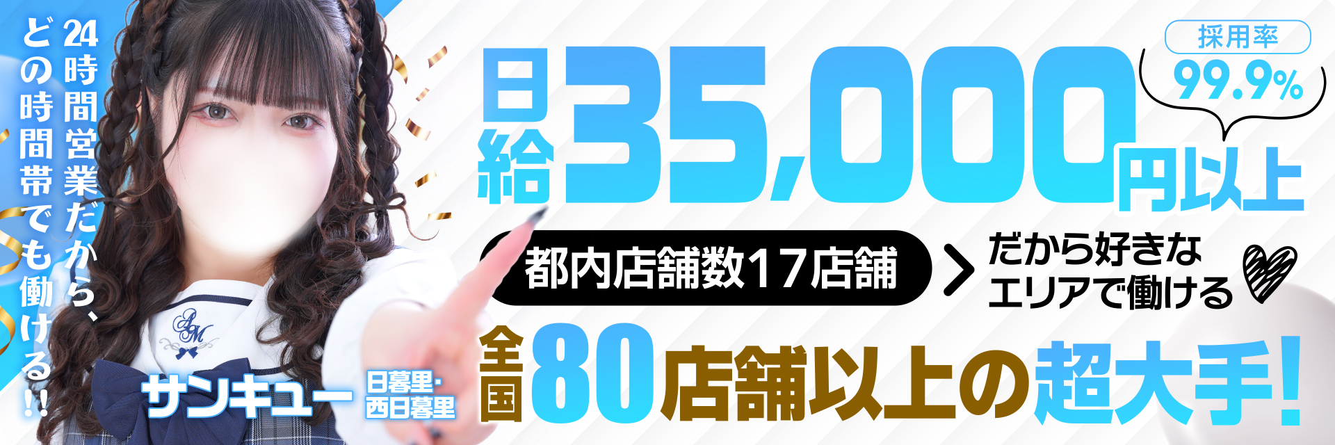サンキュー日暮里総本店の体験入店求人画像