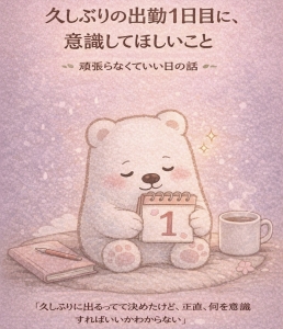 🩶久しぶりの出勤が怖いあなたへのアイキャッチ画像