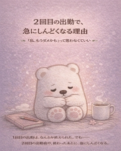 🩶2回目の出勤で、急にしんどくなる理由のアイキャッチ画像