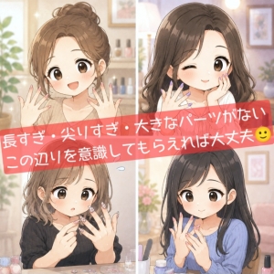 【本日のご質問】ネイルOK？またネイルに関してお仕事で気を付けた方がいいことは？のアイキャッチ画像