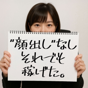 &ldquo;顔出しナシで稼げる&rdquo;のアイキャッチ画像