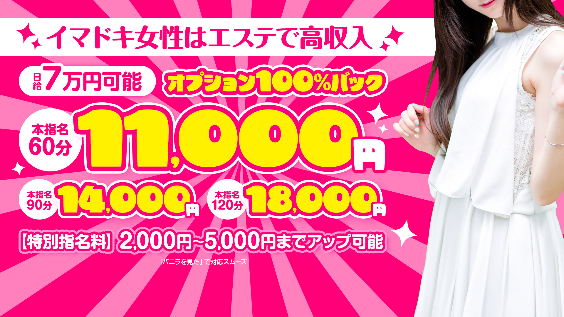 ハイブリットエステ VENUSの求人画像