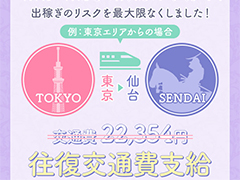 交通費往復全額負担！