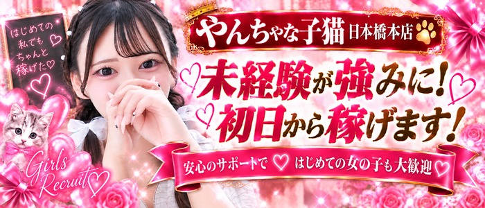 やんちゃな子猫日本橋本店の未経験求人画像