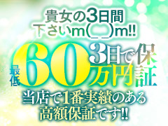 3日60万円保証※中期保証
